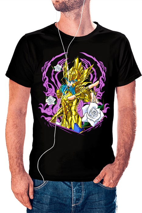 Afrodita de Piscis con fondo y líneas de sketch