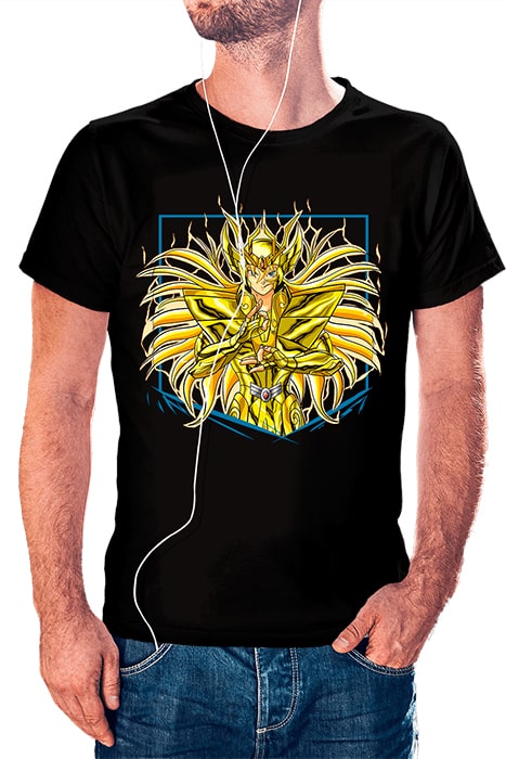 Shaka de Virgo con marco recto y efecto de poder