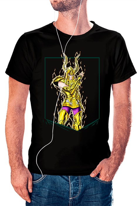 Shura de Capricornio con marco recto y efecto de poder