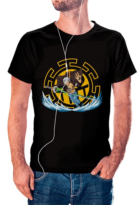 Trafalgar Law con logo