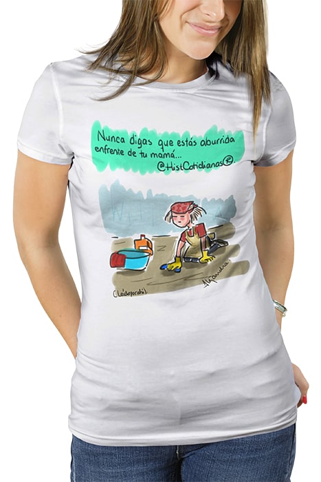 Nunca digas que estás aburrida frente a tu mamá